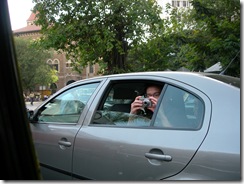 Chewy, just before the traffic violation